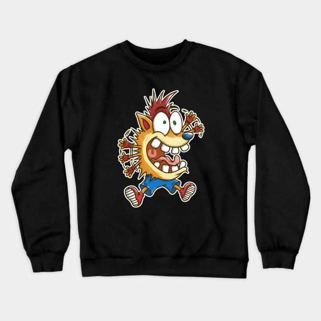 SCREAMING BANDICOOT Crewneck Sweatshirt by Firebrander